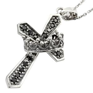 Royal Joker ロイヤルジョーカー ソロモンクラウンクロス（Solomon crown cross）ペンダント ブラック