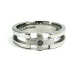 ☆Ane Can専属モデル☆真山景子さん着用ブランド♪LARA Christie（ララクリスティー） クロノス リング 21号[BLACK Label]