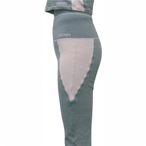 JOCKEY スムーブウエア ロングパンツ グレー/ピンク Mサイズ