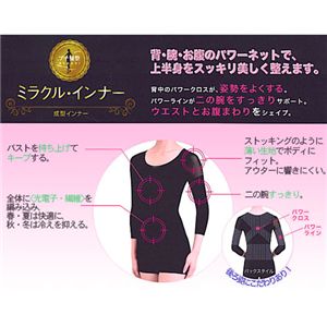 光電子ミラクルインナー ブラック Mサイズ