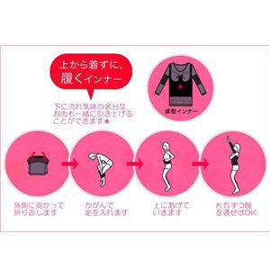 光電子ミラクルインナー ブラック Mサイズ