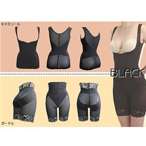 パワーネットハイウェストガードル　【2枚組】ブラックＭ