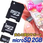 Transcend microSD 2GB 2�Z�b�g