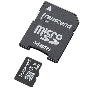 Transcend 4GB microSDHC