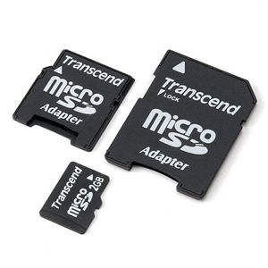 Tanscend microSD 2GB�{�J�[�h���[�_�[M5�Z�b�g Pink