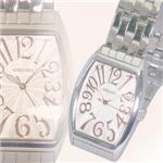 ジョルジュレッシュ 紳士　３針メタル腕時計 GR-14001-04 シルバー（PG)