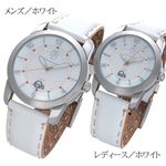 CASTELBAJAC(カステルバジャック) レザーウォッチ JCC-011L-03／ホワイト・レディース