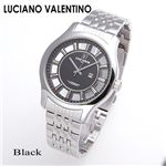 LUCIANO VALENTINO(ルチアーノ・バレンチノ) シースルー ブレスウォッチ LV-1020-02M／ブラック