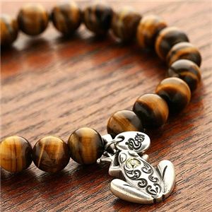 金運UPに守り神『MONO-KAMI×タイガーアイ』ブレスレット