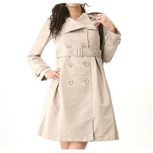 コーティングタックトレンチコート ベージュ M