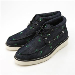 Bitter Ender(ビター エンダー) 刺繍デニムブーツ 052 グリーン Mサイズ