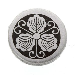 家紋カフス 5/丸につる柏
