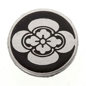 家紋カフス 29/丸に木瓜