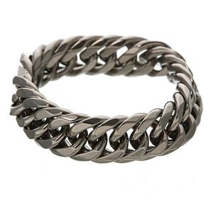 【訳あり・在庫処分】チタン喜平リング シルバーカラー 15号