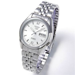 SEIKO(セイコー) セイコー5 オートマメンズブレスウォッチ SNK385K／シルバー