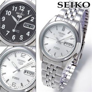SEIKO(セイコー) セイコー5 オートマメンズブレスウォッチ SNK385K/シルバー