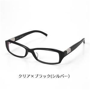 GUCCI ダテメガネ 3型 GG9042J-807/クリア×ブラック(シルバー)