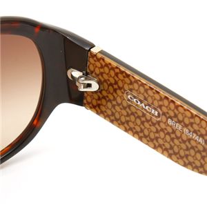 COACH(コーチ) サングラス S474A-TORTOISE/ブラウンハーフ×ブラウン