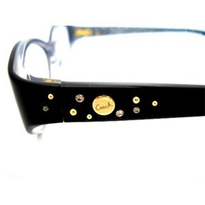 Coach(コーチ) メガネフレーム 749AF-BLACK ブラック×ラインストーン