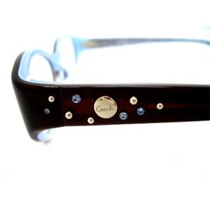 Coach(コーチ) メガネフレーム 749AF-BROWN ブラウン×ラインストーン