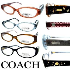 Coach(コーチ) メガネフレーム 749AF-BROWN ブラウン×ラインストーン