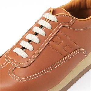 HERMES　レザーシューズ ゴールド 375