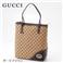 GUCCI GGロゴ縦トート 182492 ダークブラウン
