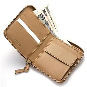 BOTTEGA VENETA　ラウンドファスナー財布 152923 V0013 CAMEL/2640
