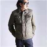 HOLLISTER（ホリスター） メンズ ミリタリー ブルゾン 012-9286 33/70001 カーキ Sサイズ