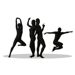 透明人間　パンテックス　黒　M