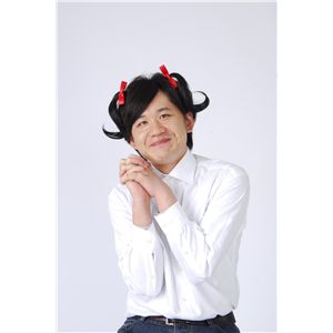 男の前髪　おてんば結び