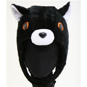 【在庫処分特価品】どうぶつヘッド・くろねこ
