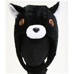 【在庫処分特価品】どうぶつヘッド・くろねこ
