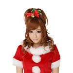 クリスマスコスプレ シュシュ クリスマスリース 【3セット】