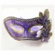 ynEBz Purple Venetian Half Mask W^Leavesip[vFl`A}XNj 4560320843689摜ŏP