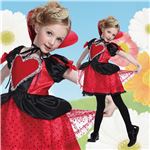 【コスプレ】ハートクイーンガールキッズ 140 （子供用）