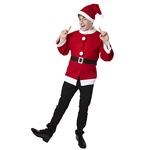 【クリスマスコスプレ 衣装】シンプルサンタジャケット