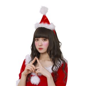 【クリスマスコスプレ 衣装】サンタカチューシャ 赤