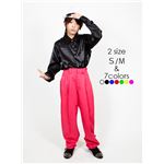 【キッズダンスウェア】Step by Teens Ever ロッカーズパンツ ショッキングピンク M （子供用）