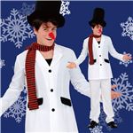 【クリスマスコスプレ 衣装】スタイリッシュ雪だるま