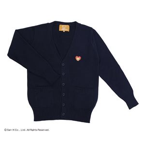 リラックマ カーディガン ネイビー M