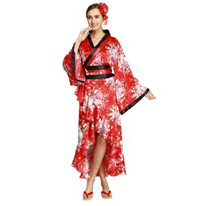 【コスプレ・着物ドレス】Tsuma Dream Red XL