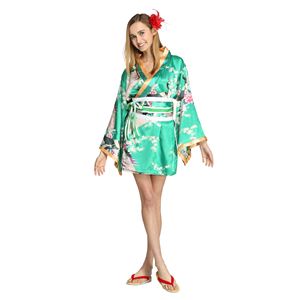 【コスプレ・着物ドレス】Flower Princess Emerald Green XL