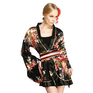 【コスプレ・着物ドレス】Megami Black XL