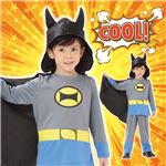 【コスプレ】 ブラックヒーロー 120　（子供用/キッズ）