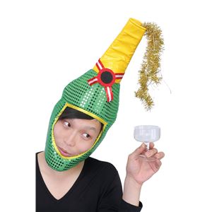 【クリスマスコスプレ 衣装】 光るシャンパンハット