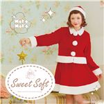 【クリスマスコスプレ 衣装】 Sweet Soft キュートツーピースサンタ