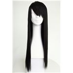【コスプレ】 【耐熱ウィッグ】 耐熱アニメWIG ストレートロング ブラック