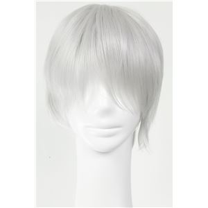 【コスプレ】 【耐熱ウィッグ】 耐熱アニメWIG エンジェルショート シルバー