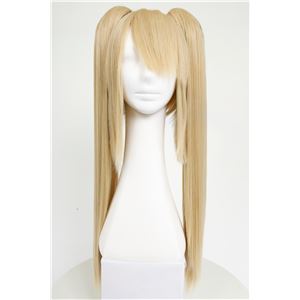 【コスプレ】 【耐熱ウィッグ】 耐熱アニメWIG ヴァーチャルツインテール ゴールド